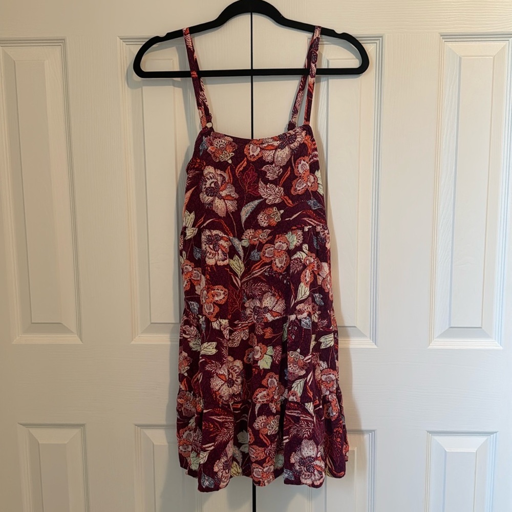 Tiered floral sundress